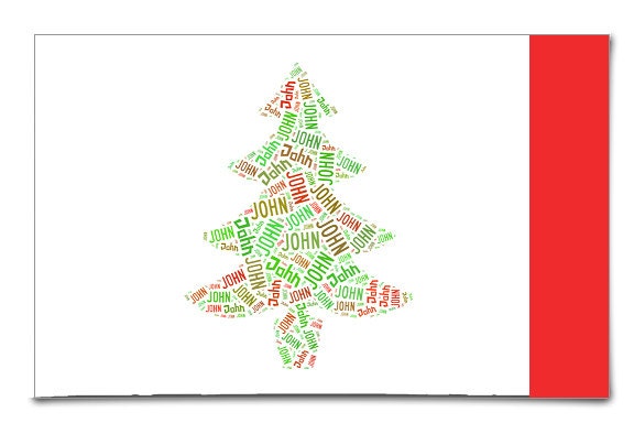 Personalized Pillowcase Christmas Tree Pillow Monogram Name Holiday Decor Santa Claus Ornament Reindeer