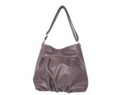 Baby Ruche Hobo Bag in Morning Mist Lilac Purple Leather - Made to Order