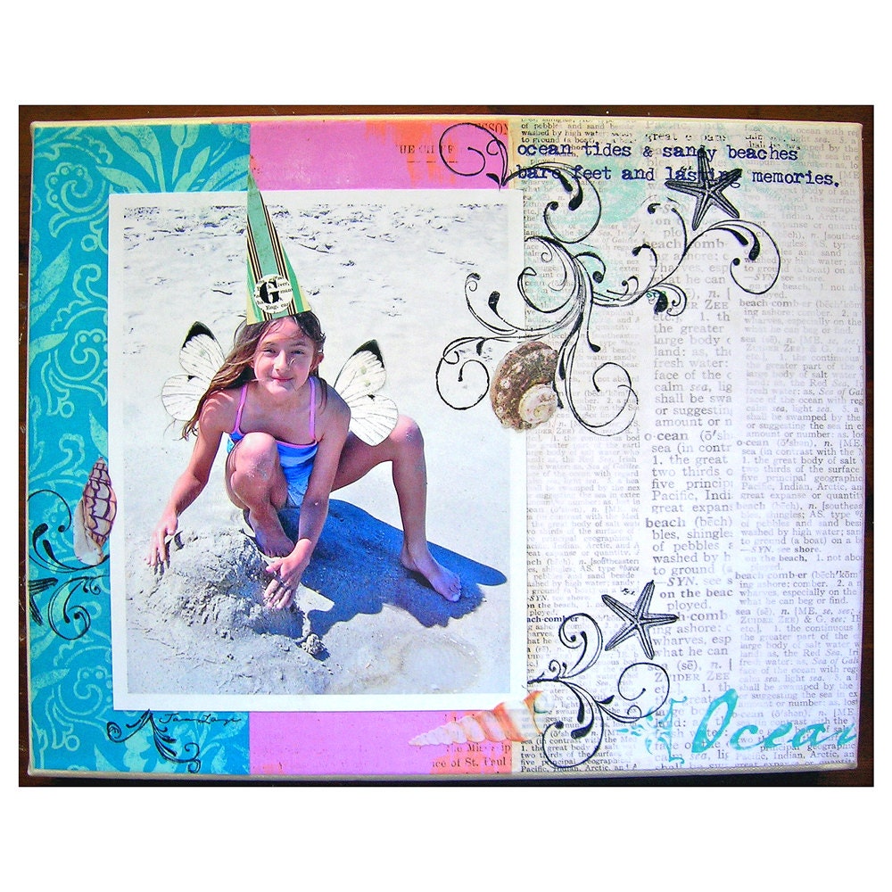 Custom Portrait / Photo Collage on Canvas 8x10"