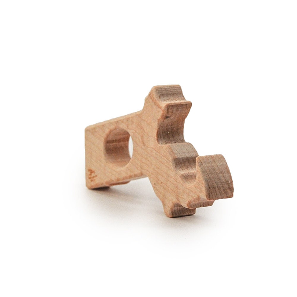 Baby Toy Massachusetts State wooden teether wooden toy