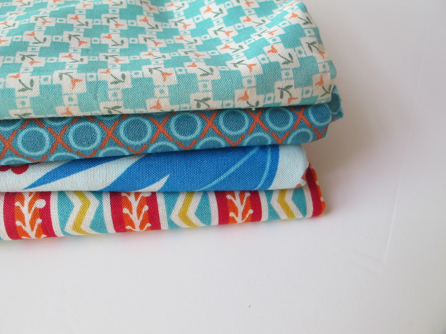destash fabric sale - blue stack (US fabrics)