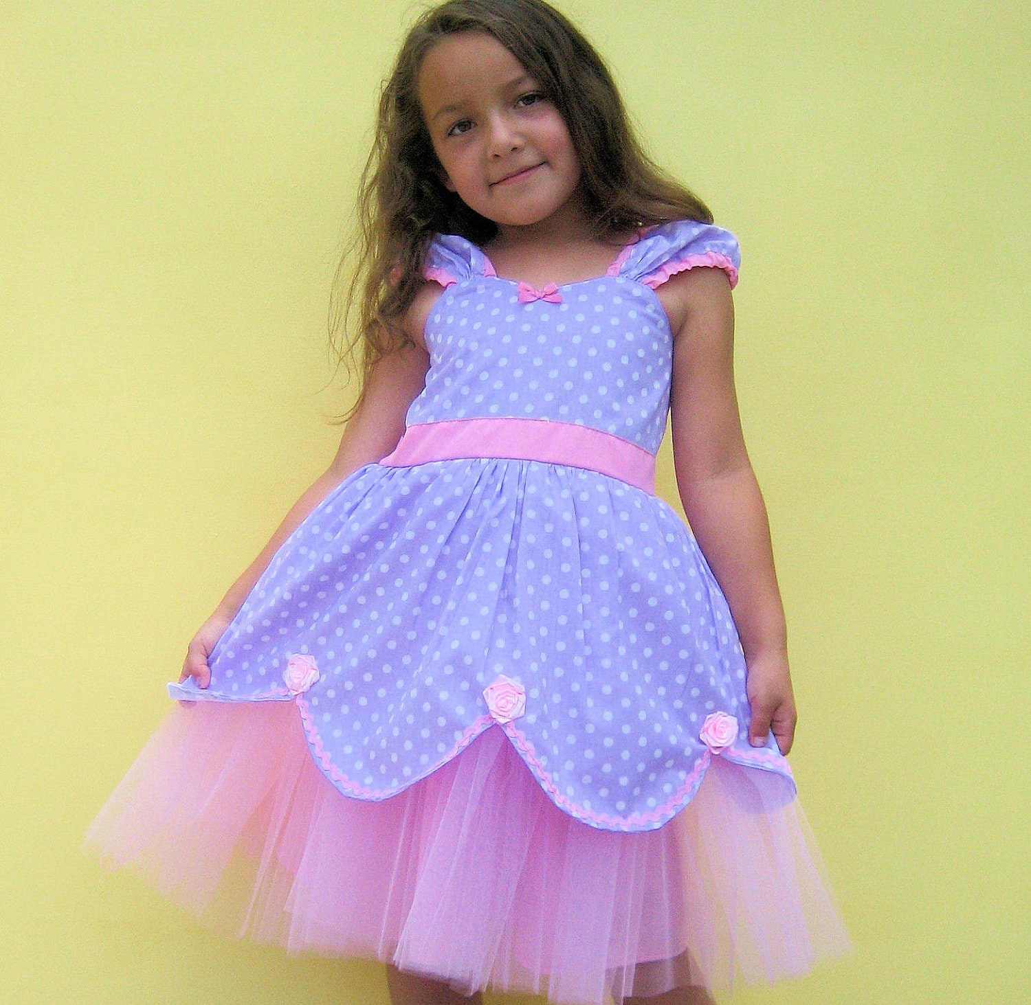 PRINCESS dress TUTU dress lavender and pink  from Lover Dovers handmade girls birthday party  or vacation costume