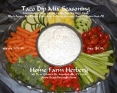 Taco Dip Mix Seasoning Buy 3 and get 1 free plus free US shipping