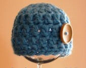 Chunky Baby Beanie Hat Crochet Pattern PDF 207 -- INSTANT DOWNLOAD -- Permission to sell hats --  Over 16,000 patterns sold -- Very Easy