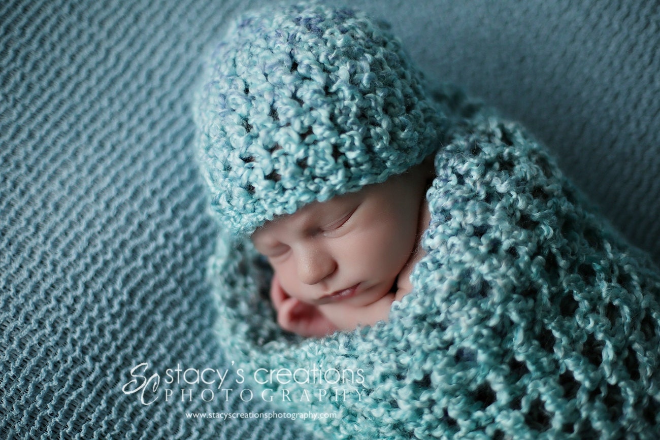 Crochet Cocoon, Crochet Baby Hat, Baby Boy Hat, Baby Cocoon, Baby Cacoon, Boy Cocoon, Baby Pod, Newborn Cocoon, Infant Cocoon, Blue