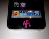 iPhone Home Button Monogram - Set of 6