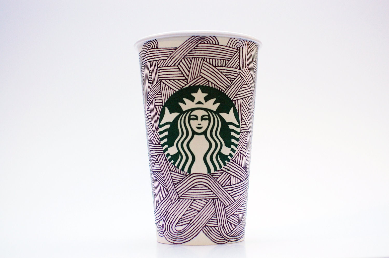 Sticks Doodle Starbucks Cup