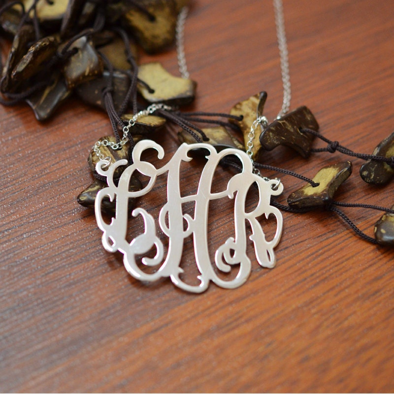 XXL Statement Monogram Necklace