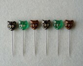 I Love Cats - Set of 6 Straight Pins
