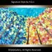 Landscape Painting Original Modern Abstract Heavy Texture Impasto Painting Trees Wall Décor "Looking Up" by QIQIGALLERY