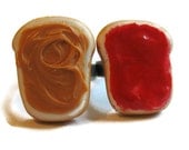 Peanut Butter and Strawberry Jelly Rings, Best friends, Nickel Free