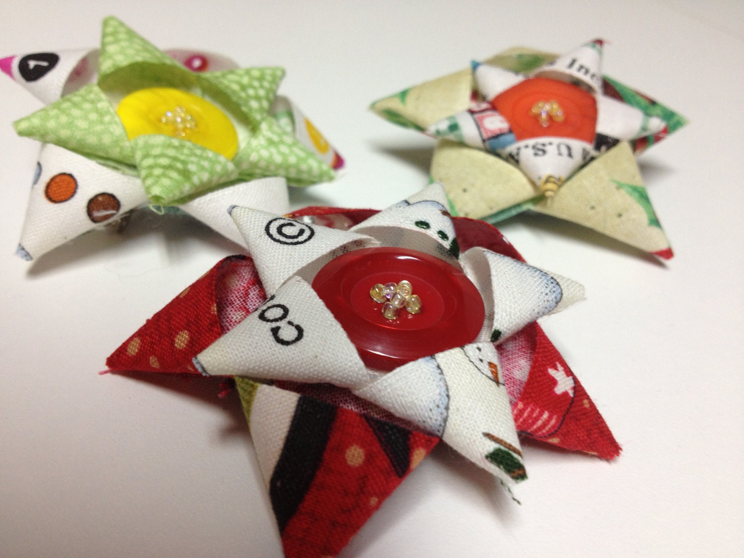 Selvage Fun - Star Brooch - READY TO SHIP
