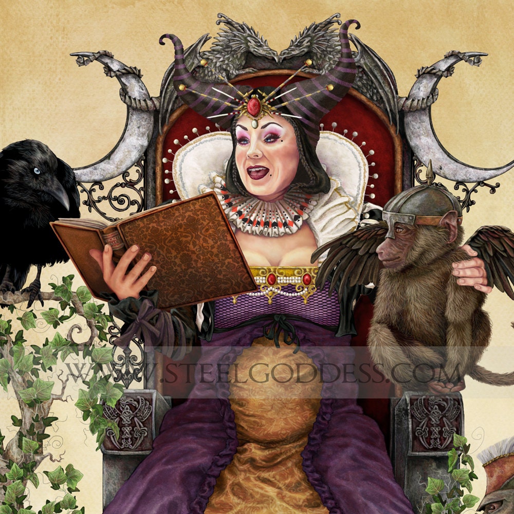 Wicked Nursery Tales WALL PRINT - 11x14