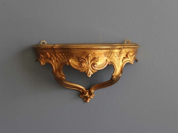 Gilt Gold French Wall Shelf