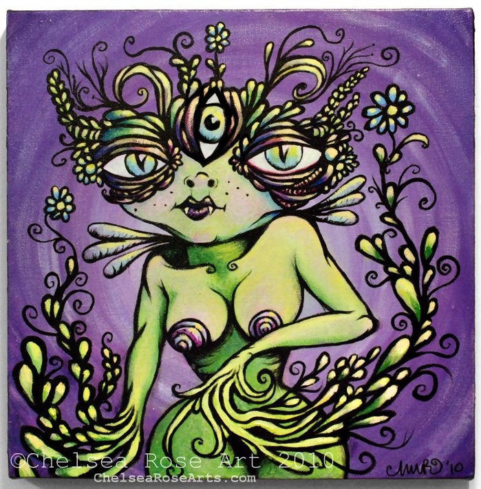 Fanged Faery 8x10 giclee art print