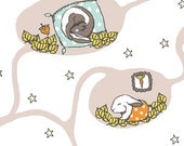 Rebekah Ginda Designs for Birch Organic Fabrics, Scamper, Burrow, 1 Yard