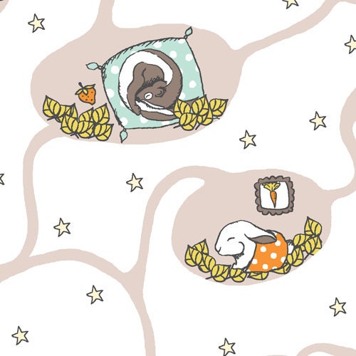 Rebekah Ginda Designs for Birch Organic Fabrics, Scamper, Burrow, 1 Yard