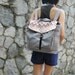 Back To School Sale - Tanya in Light grey // Backpack / Satchel / Rucksack / Messenger / Laptop / Tote / Women/ For Her / For Him