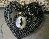 Gothic Steampunk Small Victorian Heart by Twisted Sister Arts Colorshift