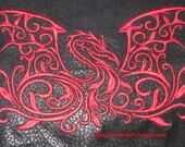 DDNJ Tribal Dragon Reversible Side Lace UnderBust Corset Style Embroidered Bodice Plus Custom Made ANY Size Renaissance Pirate