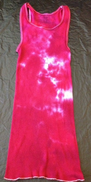 Tie Dye A Line Tank Top ADULT MEDIUM