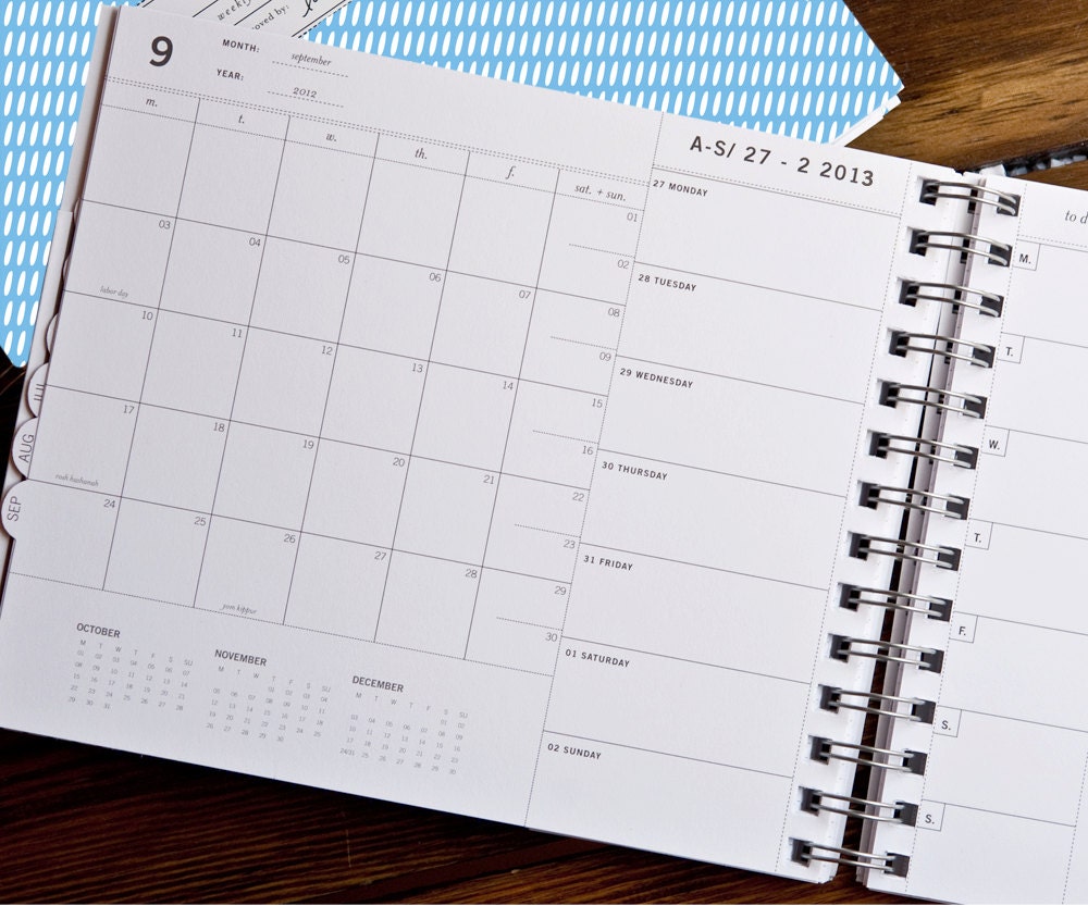 2013 Laurel Denise Planner blue