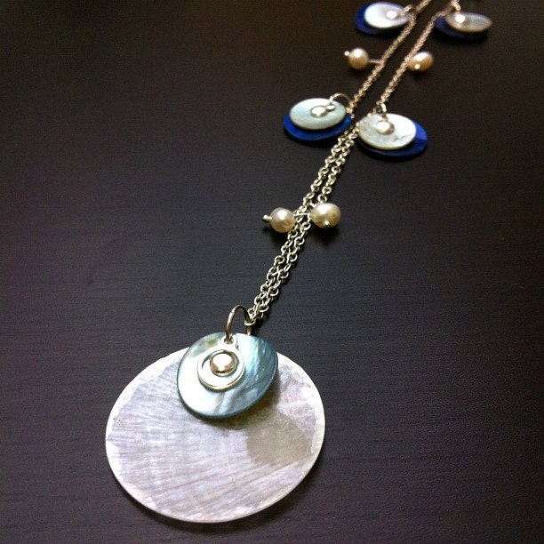Blue Ocean (Long Necklace)