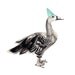 Party Animal - Goose with Party Hat - Watercolour, Pen and Ink illustrated blank A5 Card with Envelope