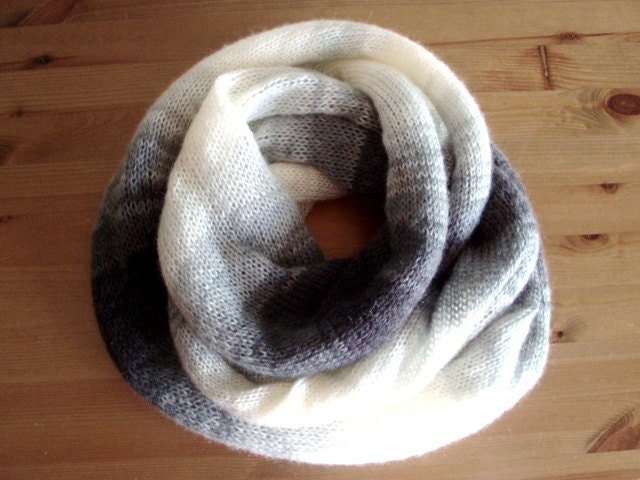 the arctic circle knit infinity scarf in PATINA (knit - made to order)