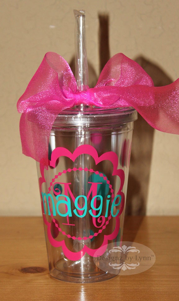 Personalized Tumbler 16 oz. Acrylic Cup