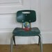 RESERVED.....Children School Chair Wood Green Mod