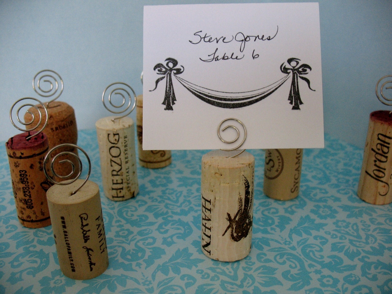 100 Wine Cork Place Card Holders