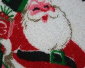 Vintage Cannon Atomic Christmas Holiday Kitchen Tea Towel