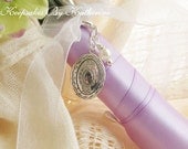 Oval Locket With Pearl, Brides Bouquet, Made To Order