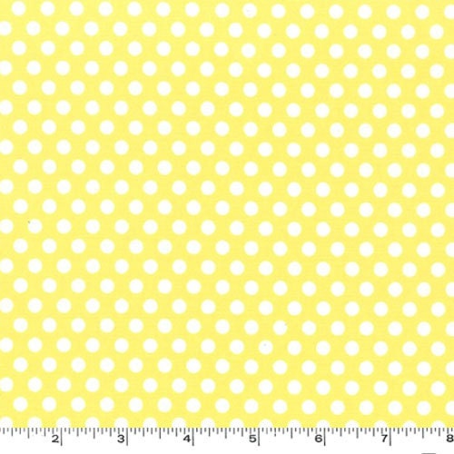 One (1) Yard - Kiss Dot Fabric by Michael Miller Fabrics CX5518-YELL-D - ShuShuStyle