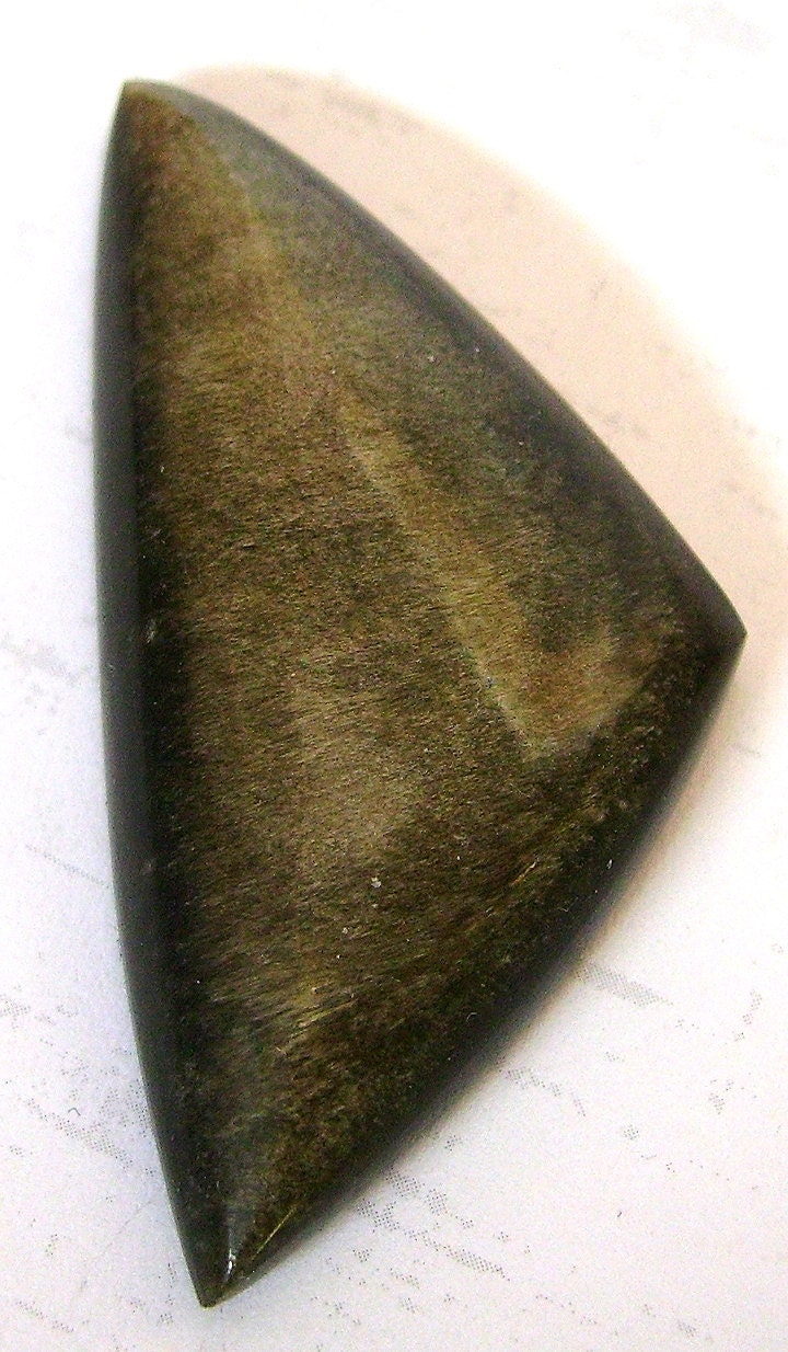 Gold Sheen Obsidian Designer Cabochon