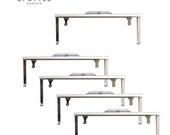 5 Metal Purse Frames - Newport Nickel with Chain Loops - Ships from USA - Free Instructions - As Seen on The Martha Stewart Show