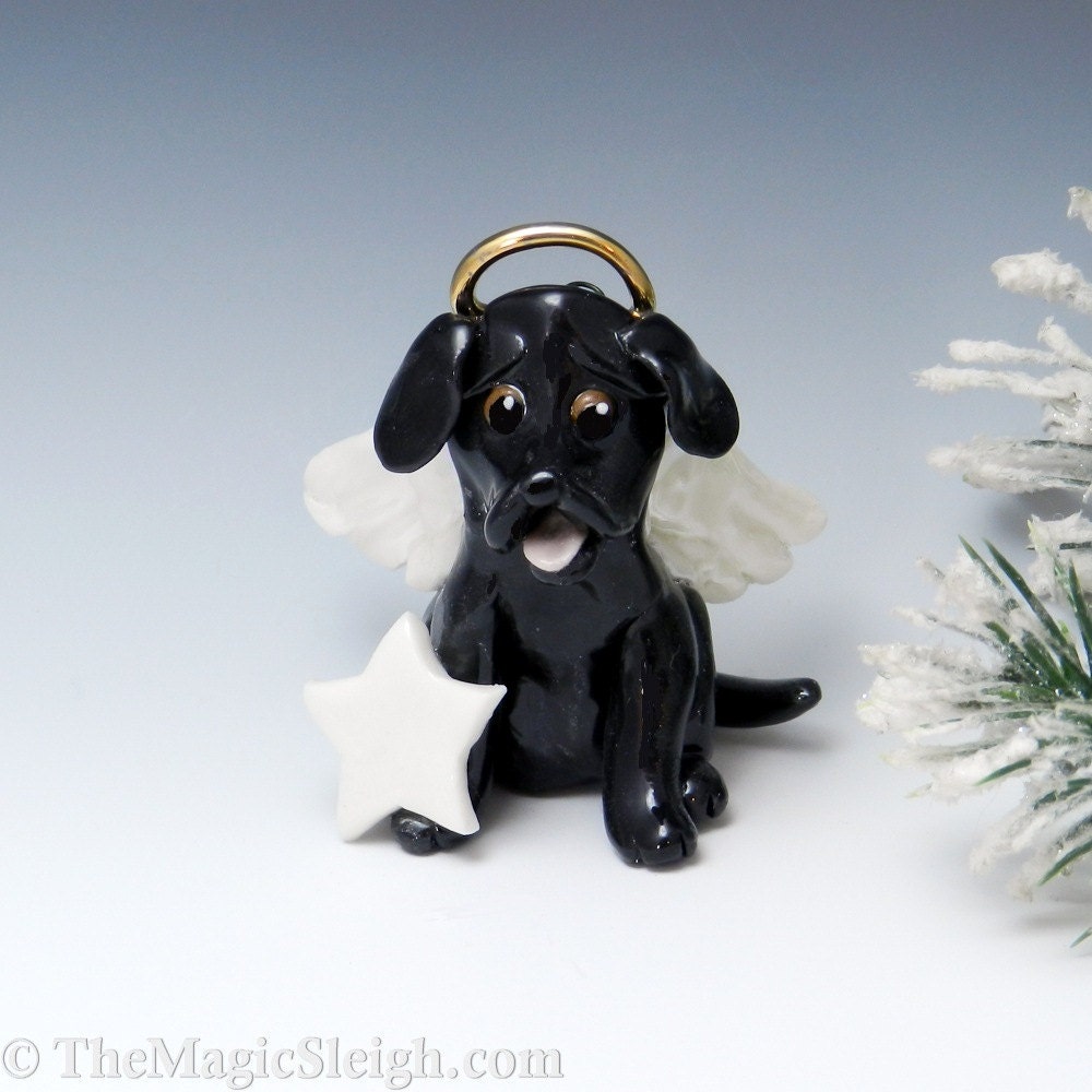 labrador angel statue