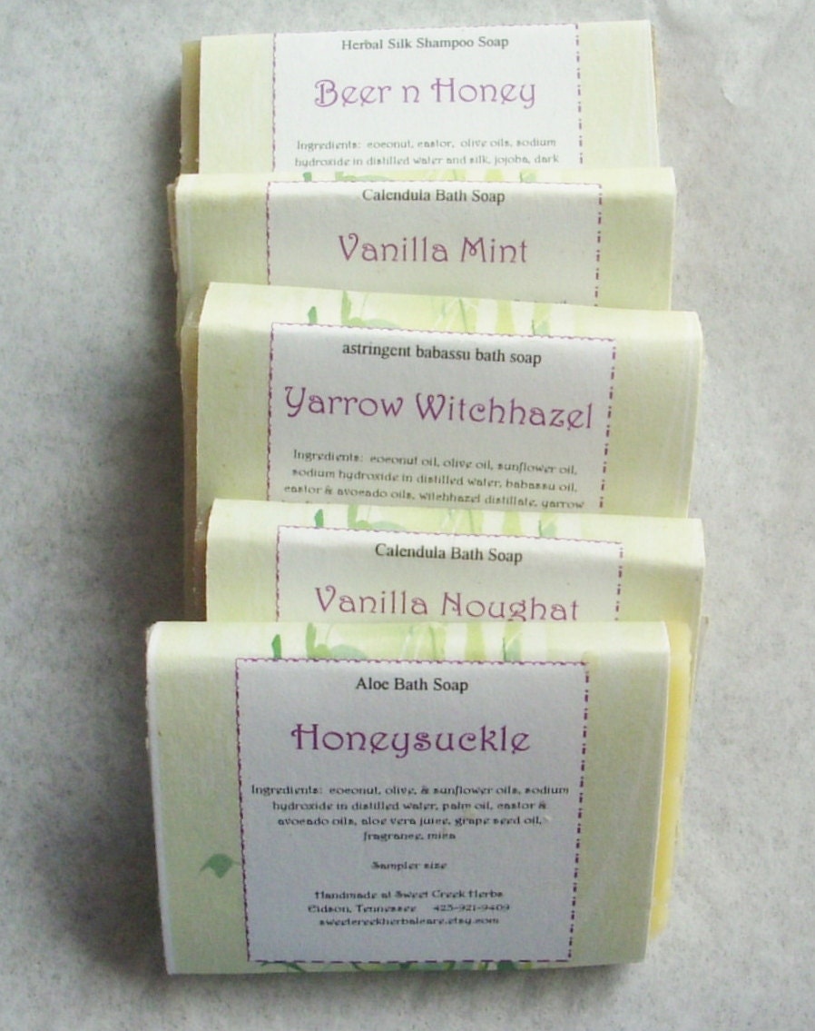 Sampler Soap Package of 5