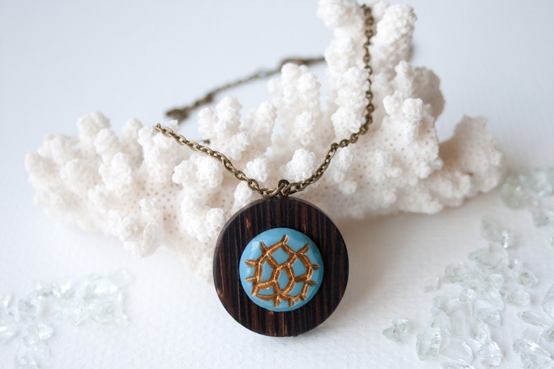 Every Cloud has a Gold Lining - necklace