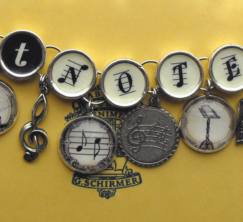 Got Notes Bracelet Musicians Music Charm Jewelry