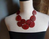 Red Tagua Necklace