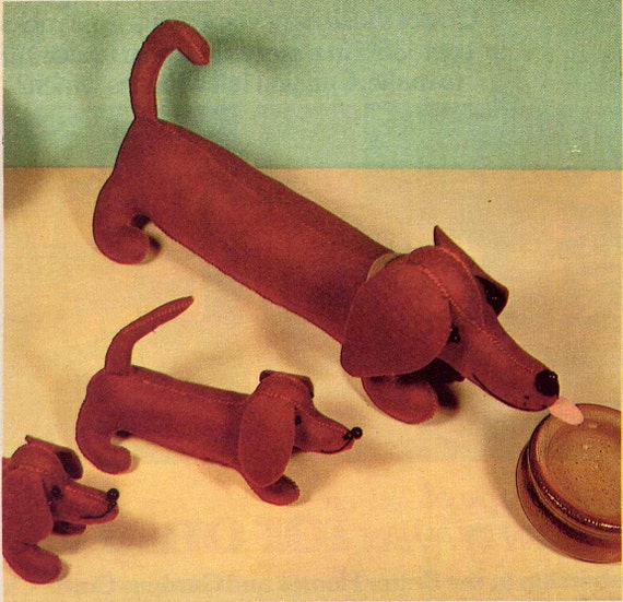 stuffed dachshund pattern