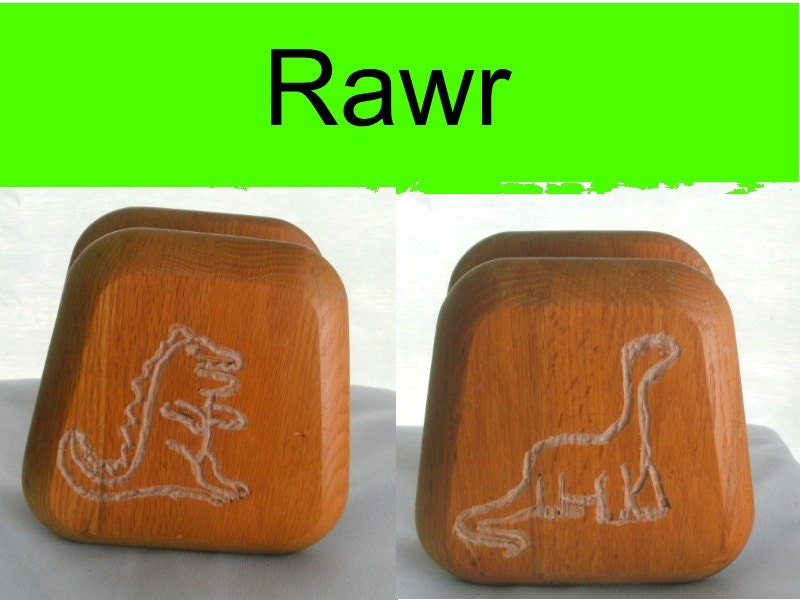Dinosaur napkin holder