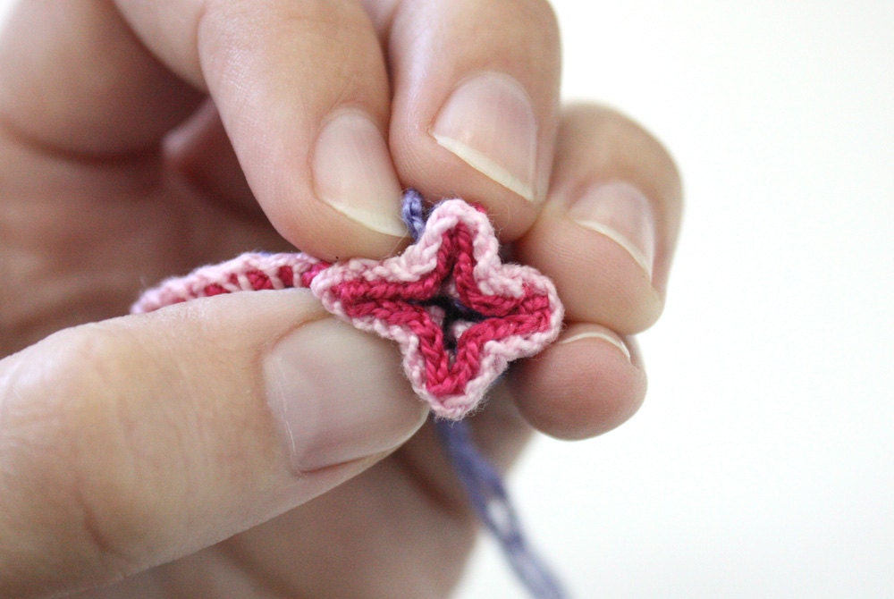 Drawstring Galaxy Snowflake jewellery holder, Locket necklace, crochet mini purse, stars, sunshine, mystic, tender violet, light pink