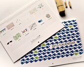 ON SALE 50% OFF - 2013 Wall Calendar - Toodles Noodles Limited Edition