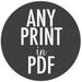 Any Art Print- Digital PDF File