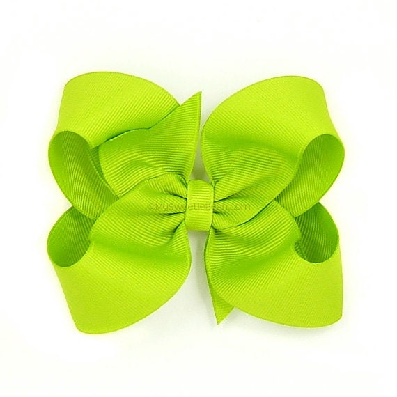 Lime Green Bow