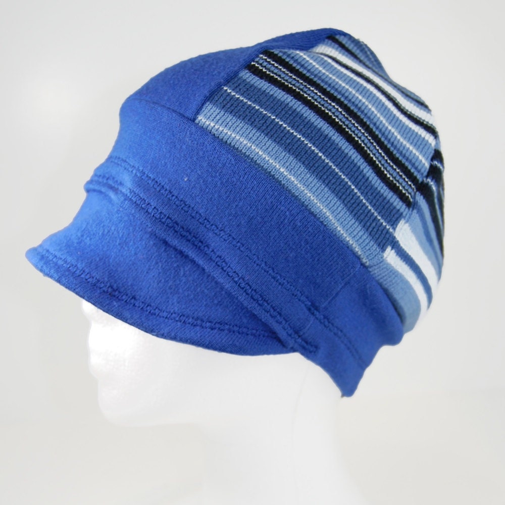 Newsboy Hat for Kids Pageboy Cap in Blue with by mirabeans