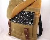 Galaxy Waxed Canvas Backpack - WoolyBison